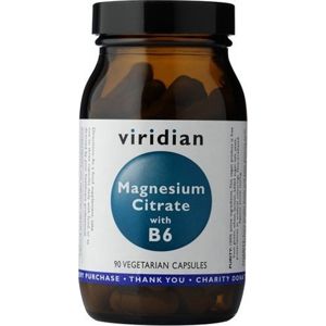 Viridian Magnesium Citrate with Vitamín B6 90 kapslí
